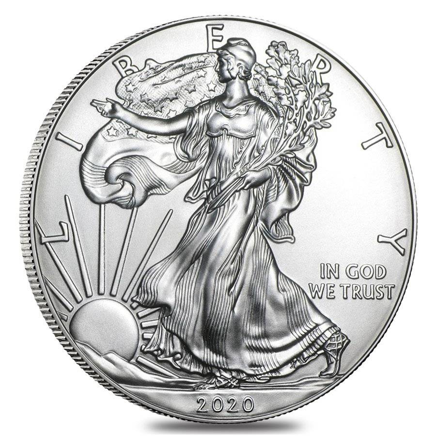 2020 Silver American Eagle  1 oz .999 